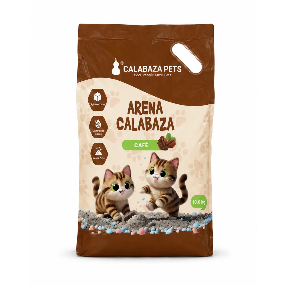 Arena Calabaza Pets 10 kg aroma café con domicilio gratis en Engativá