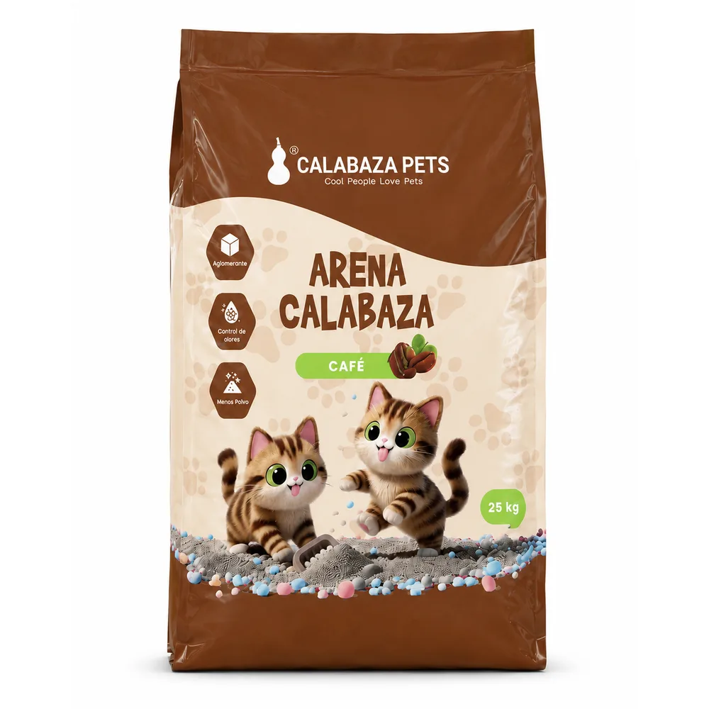 Arena Calabaza Pets 25 kg aroma café con domicilio gratis en Engativá