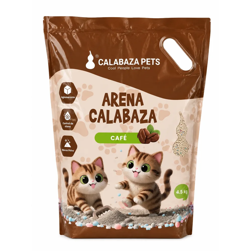 Arena Calabaza Pets 4,5 kg aroma café con domicilio gratis en Engativá